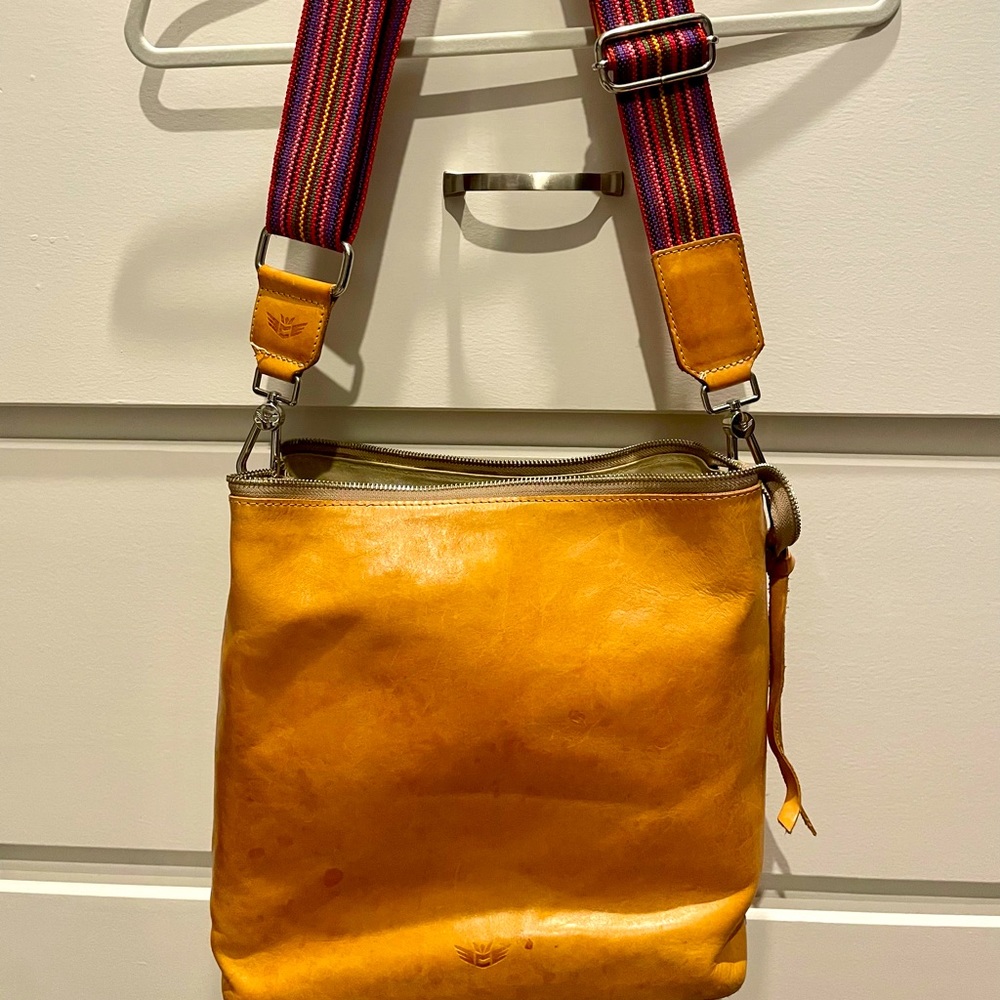 Tan leather Consuela purse